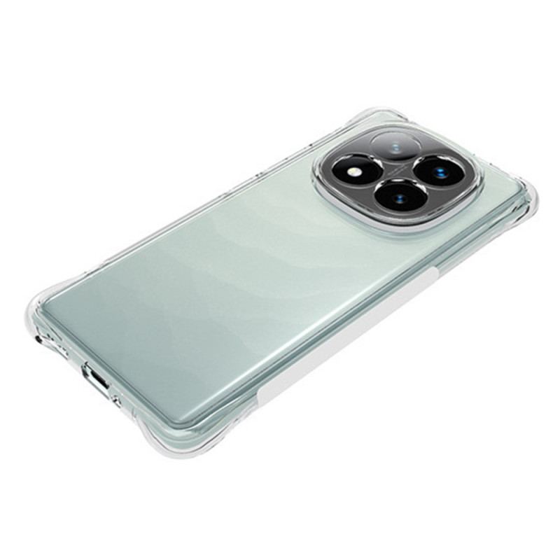 Coque Xiaomi Redmi Note 14 Pro Plus 5G Transparente Renforcée avec Protecteur Écran en Verre Trempé