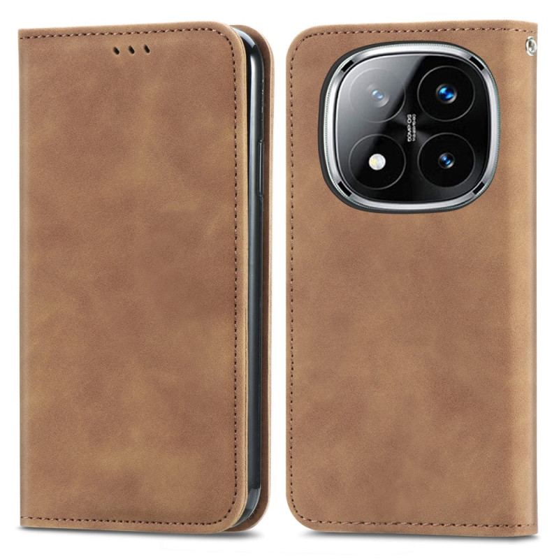 Flip Cover Xiaomi Redmi Note 14 Pro Plus 5G Effet Cuir