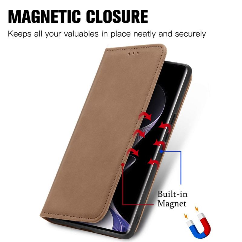 Flip Cover Xiaomi Redmi Note 14 Pro Plus 5G Effet Cuir