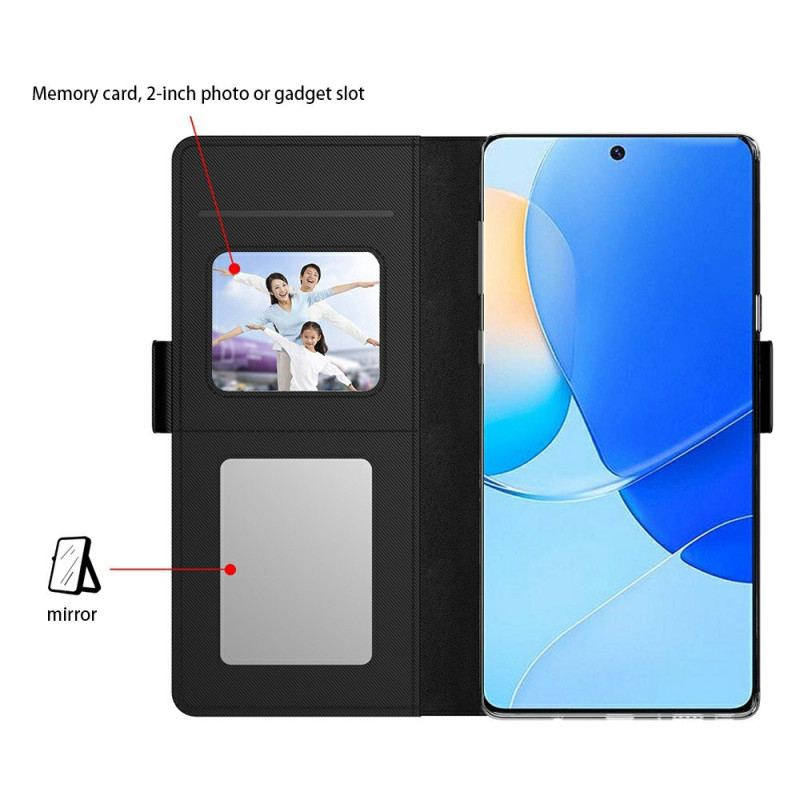Housse Xiaomi Redmi Note 14 Pro Plu 5G Porte-Cartes Amovible et Miroir