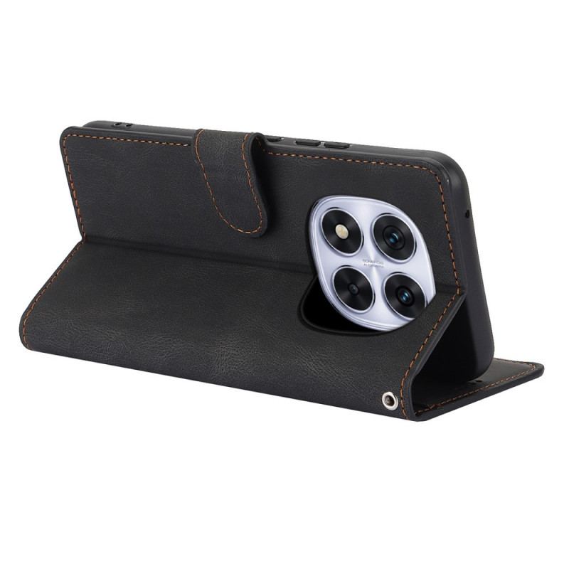 Housse Xiaomi Redmi Note 14 Pro Plus 5G avec Portefeuille et Support