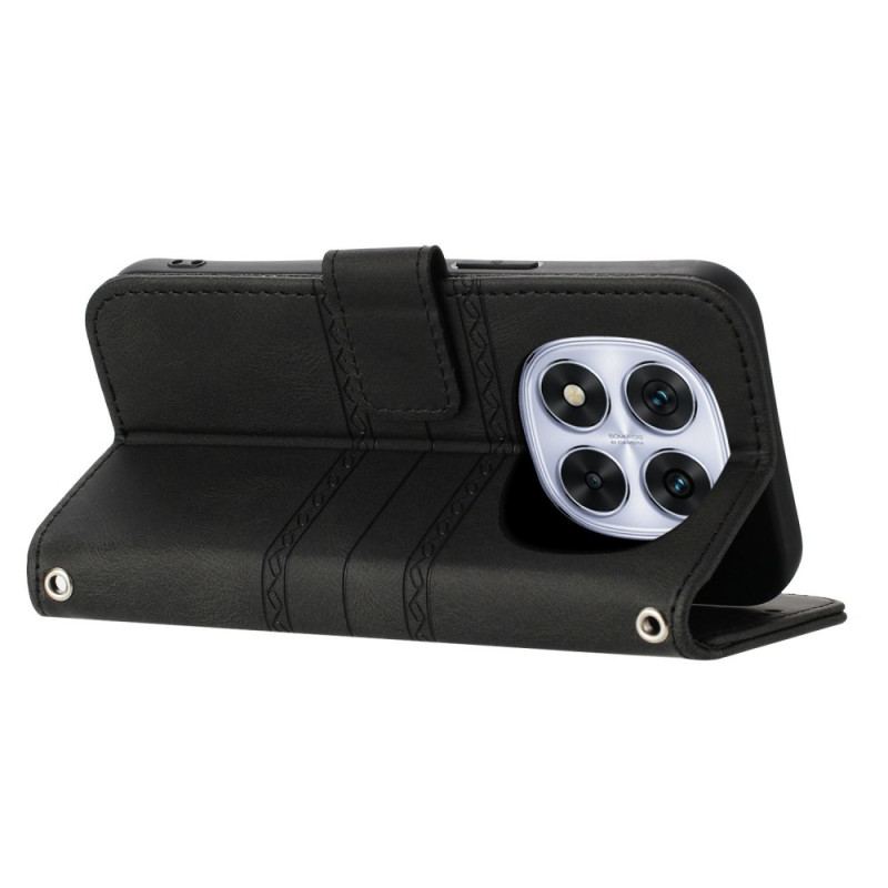 Housse Xiaomi Redmi Note 14 Pro Plus 5G Frise et Lanière