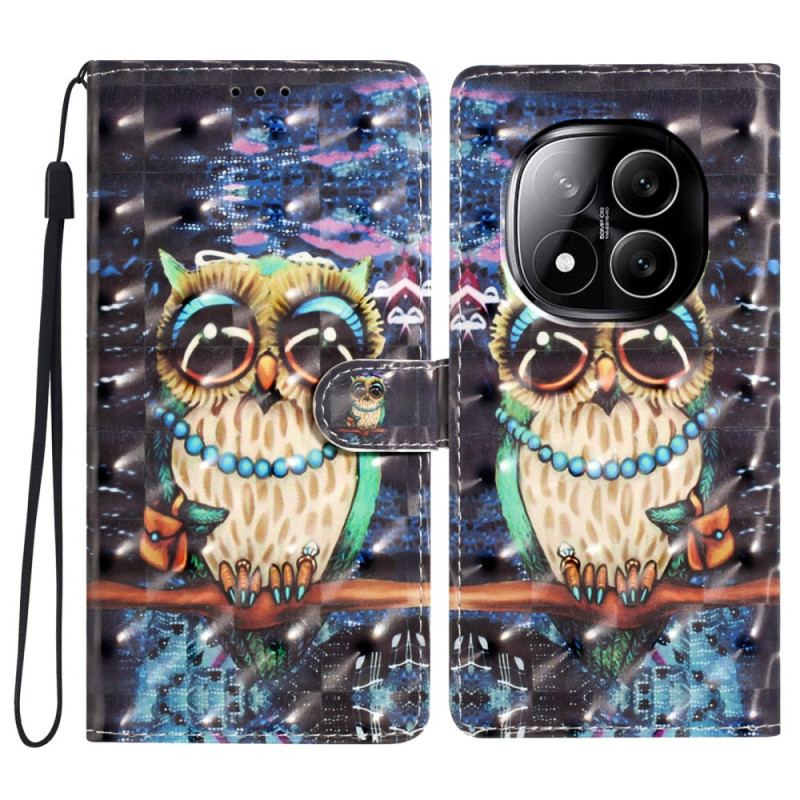 Housse Xiaomi Redmi Note 14 Pro Plus 5G Hibou 3D