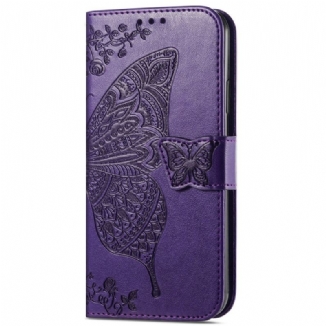 Housse Xiaomi Redmi Note 14 Pro Plus 5G Papillon Baroque