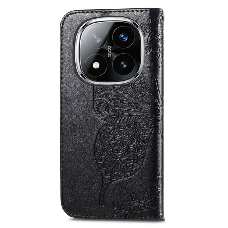 Housse Xiaomi Redmi Note 14 Pro Plus 5G Papillon Baroque