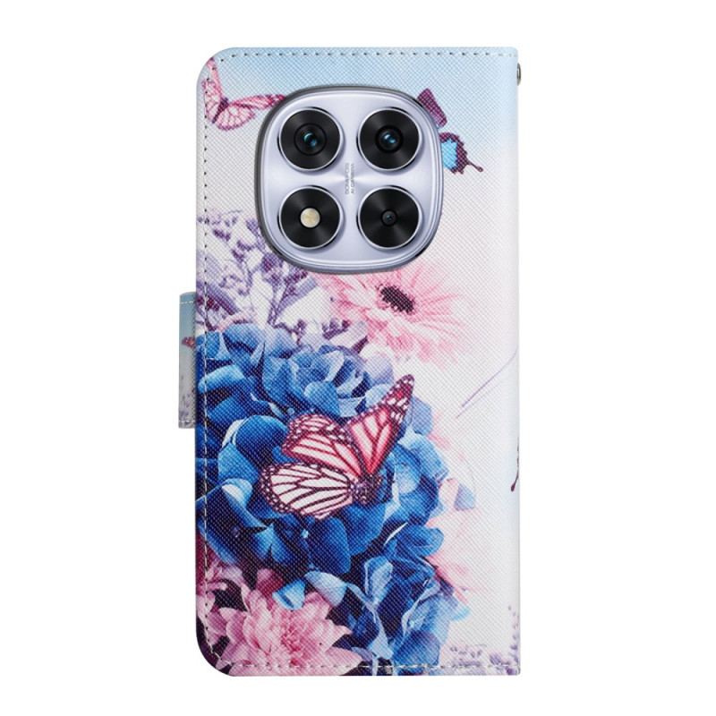 Housse Xiaomi Redmi Note 14 Pro Plus 5G / 14 Pro 5G / Poco X7 Papillons Violet