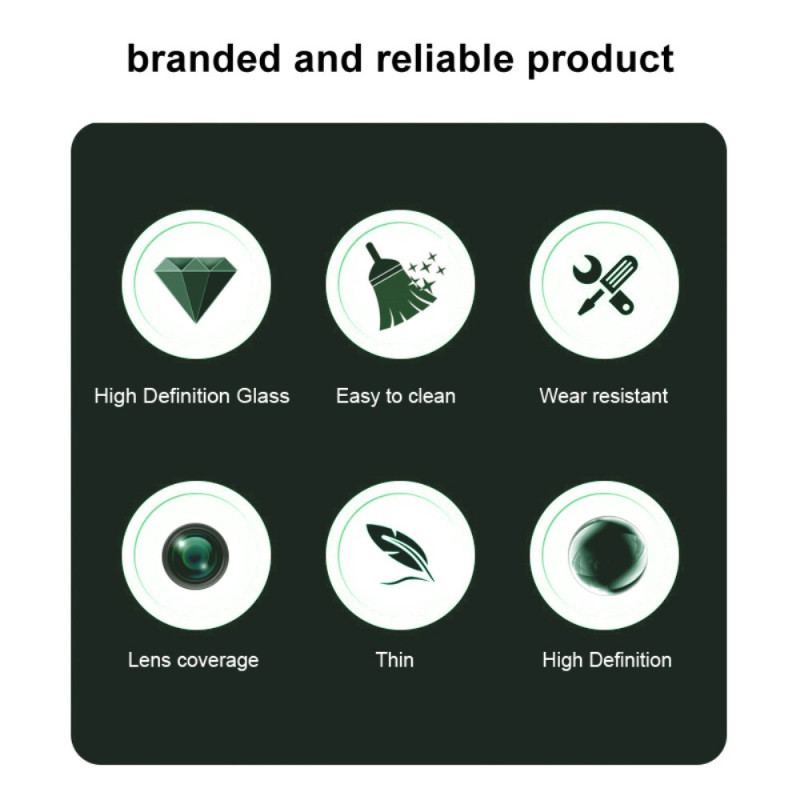 Lentille de Protection en Verre Trempé pour Xiaomi Redmi Note 14 Pro Plus 5G