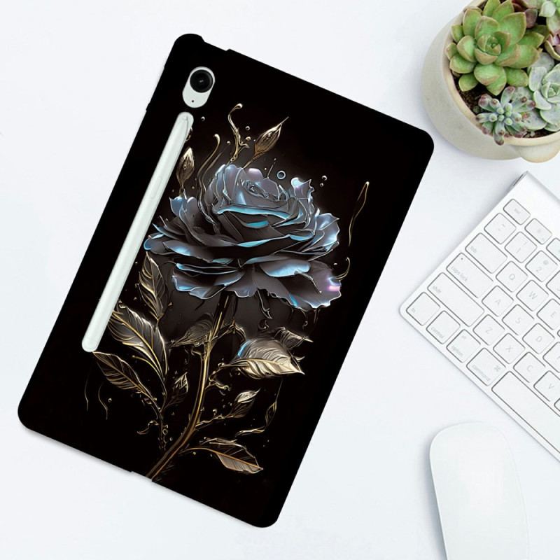 Coque Samsung Galaxy Tab S10 FE Plus Rose Noire