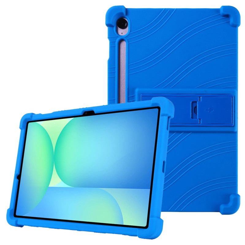 Coque Samsung Galaxy Tab S10 FE Plus Silicone avec Support