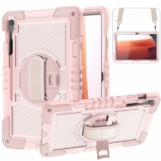 Coque Samsung Galaxy Tab S10 FE Plus Support et Bandoulière