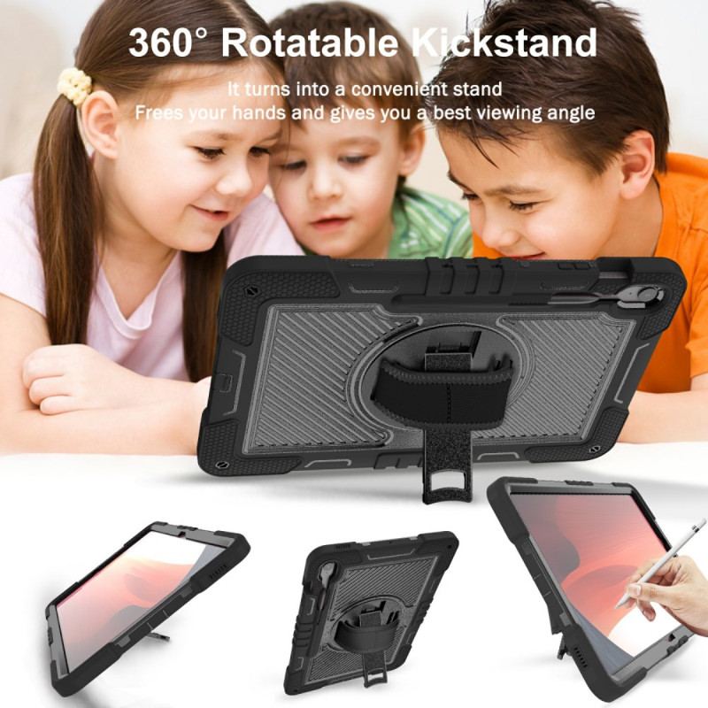 Coque Samsung Galaxy Tab S10 FE Plus Support et Bandoulière