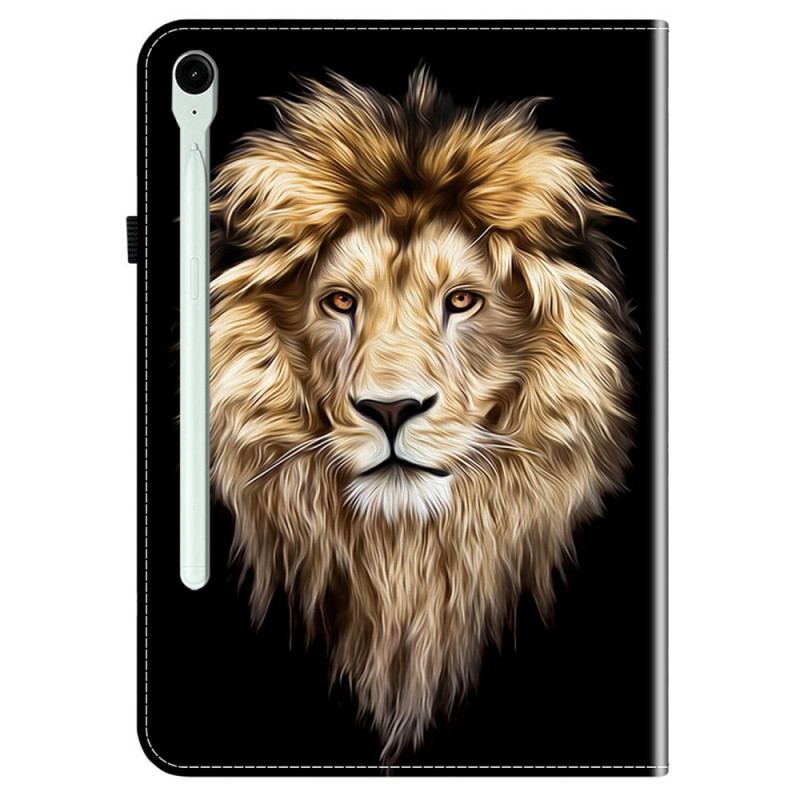 Étui Samsung Galaxy Tab S10 FE Plus Tête de Lion