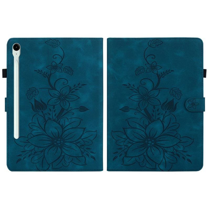 Housse Samsung Galaxy Tab S10 FE Plus Fleur de Lys