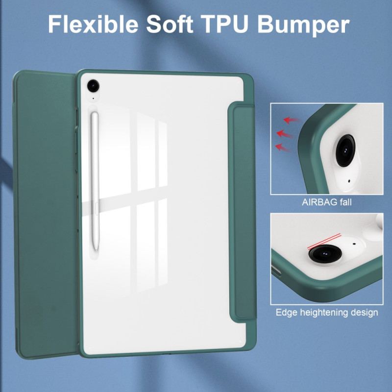 Smart Case Samsung Galaxy Tab S10 FE Plus Hybride Transparent