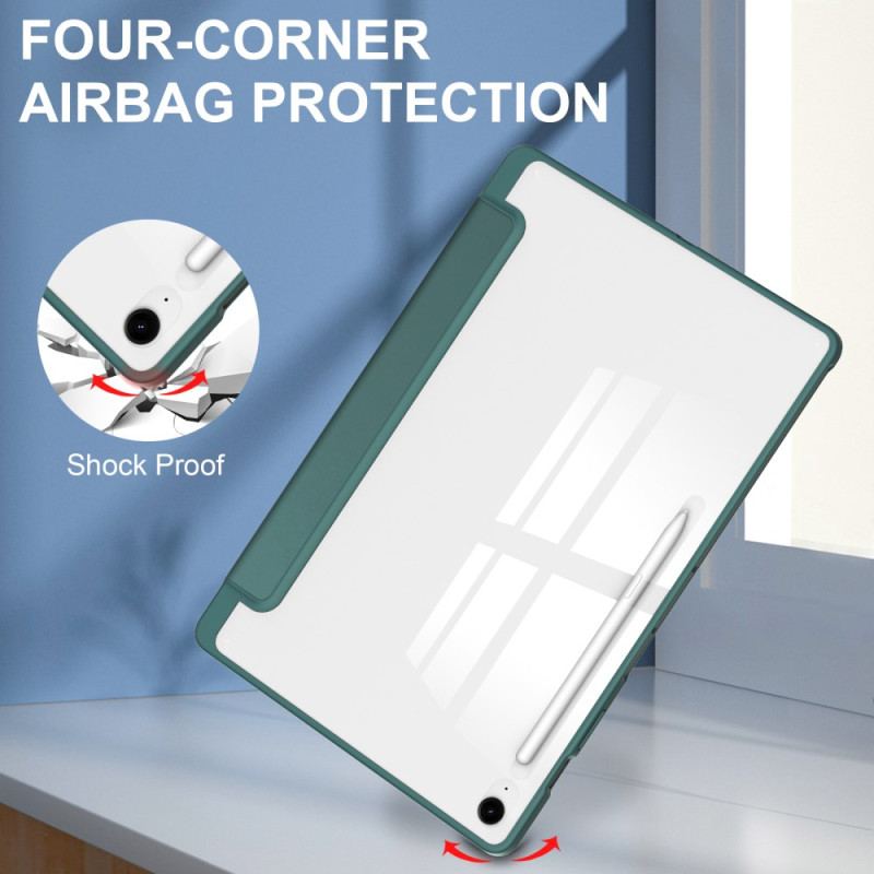 Smart Case Samsung Galaxy Tab S10 FE Plus Hybride Transparent