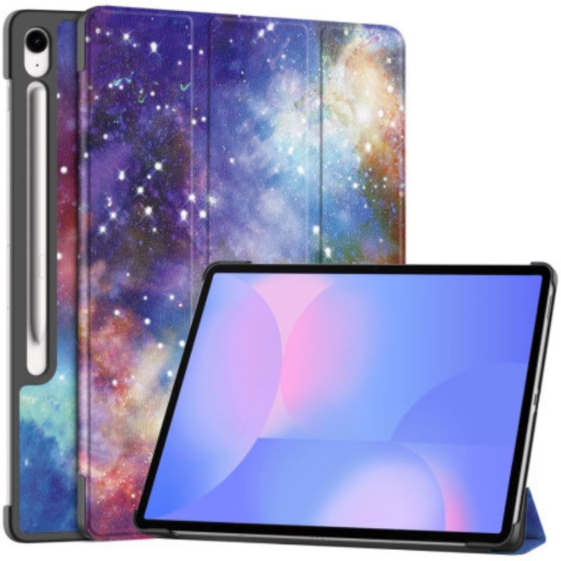 Smart Case Samsung Galaxy Tab S10 FE Plus Motif Galaxie