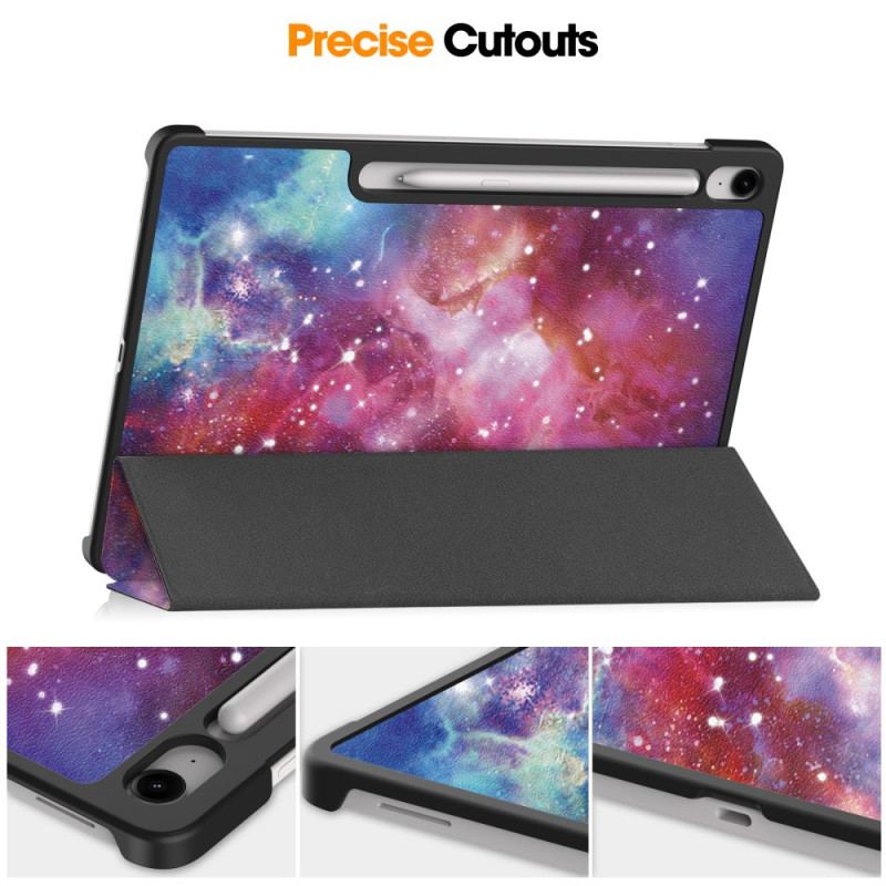 Smart Case Samsung Galaxy Tab S10 FE Plus Motif Galaxie