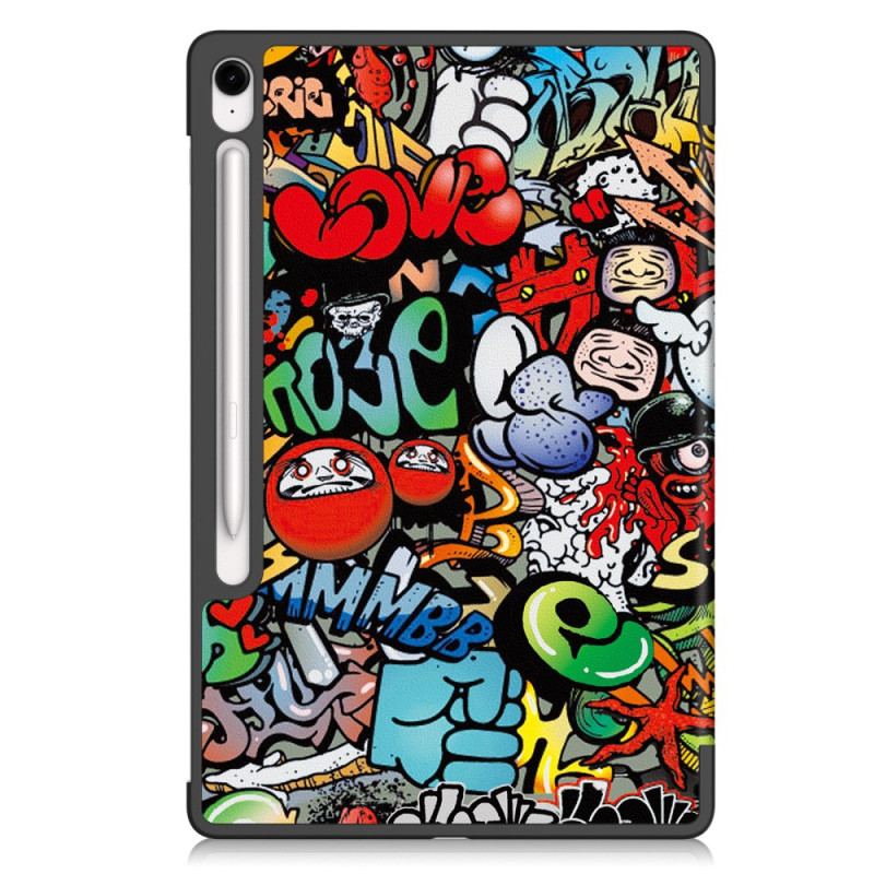 Smart Case Samsung Galaxy Tab S10 FE Plus Motif Graffiti