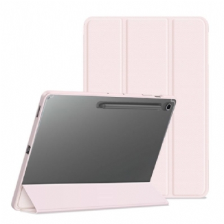 Smart Case Samsung Galaxy Tab S10 FE Plus Trois Volets Dos Transparent