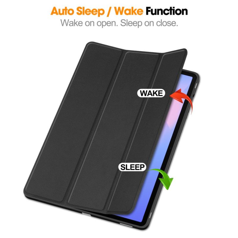 Smart Case Samsung Galaxy Tab S10 FE Plus Trois Volets Porte-Stylet
