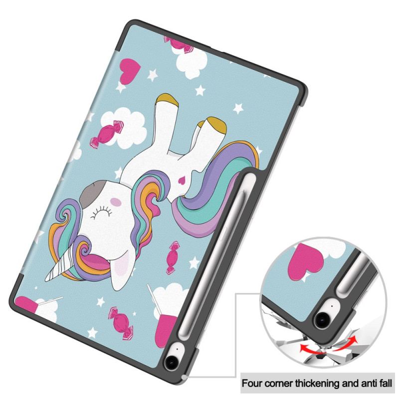 Smart CaseSamsung Galaxy Tab S10 FE Plus Licorne