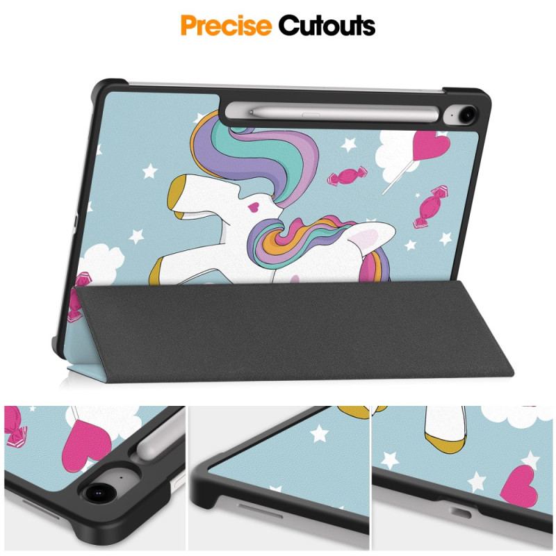 Smart CaseSamsung Galaxy Tab S10 FE Plus Licorne