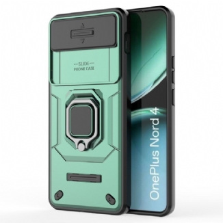 Coque OnePlus Nord 4 Ring Résistante avec Protecteur Objectif