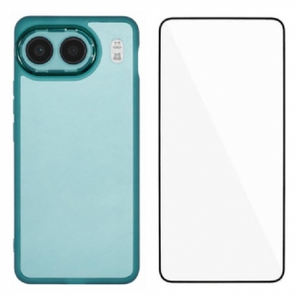 Coque OnePlus Nord 4 Teintée avec Protecteur Écran en Verre Trempé