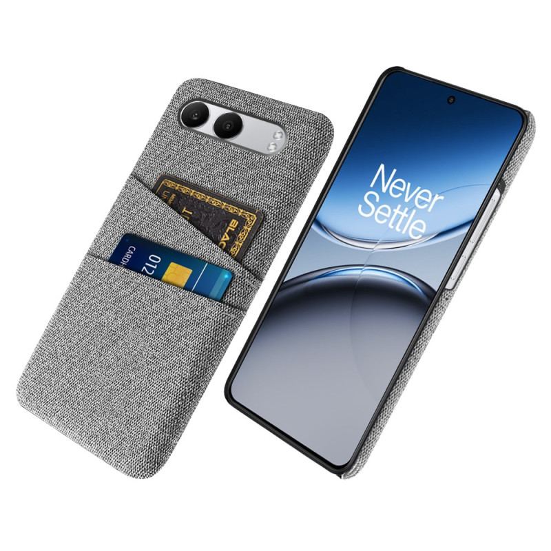 Coque OnePlus Nord 4 Tissu Porte-Cartes