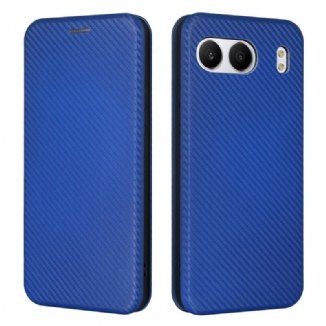 Flip Cover OnePlus Nord 4 Fibre Carbone
