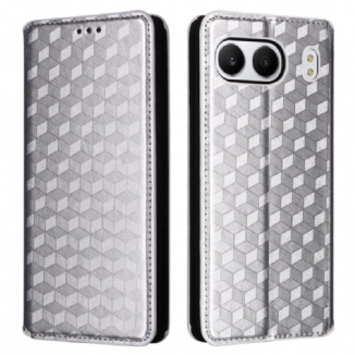 Flip Cover OnePlus Nord 4 Motif Losanges