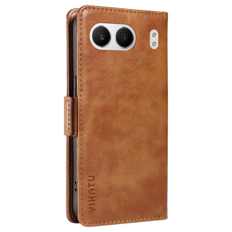 Flip Cover OnePlus Nord 4 Simili Cuir Litchi YIKATU