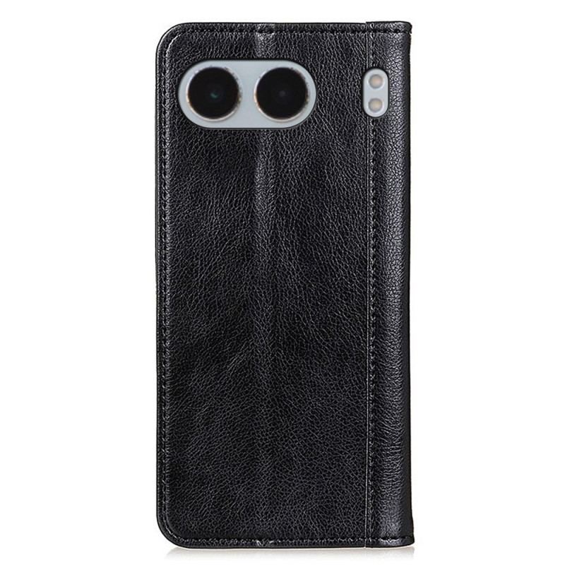 Flip Cover OnePlus Nord 4 Texture Litchi