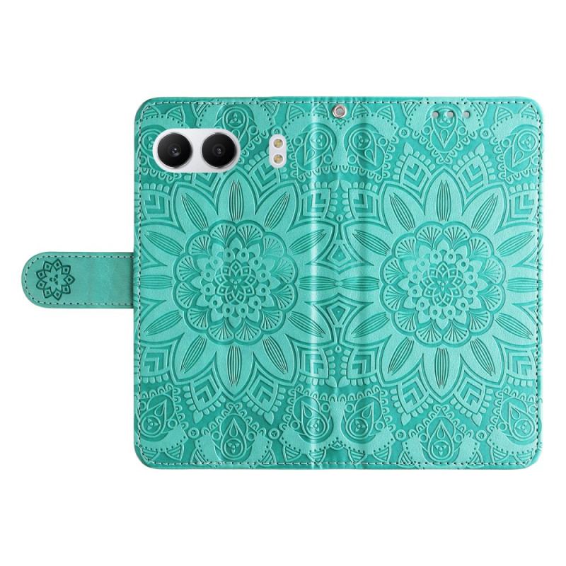 Housse OnePlus Nord 4 Motif Tournesol à Lanière