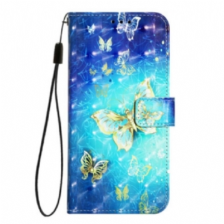 Housse OnePlus Nord 4 Papillons Dorés