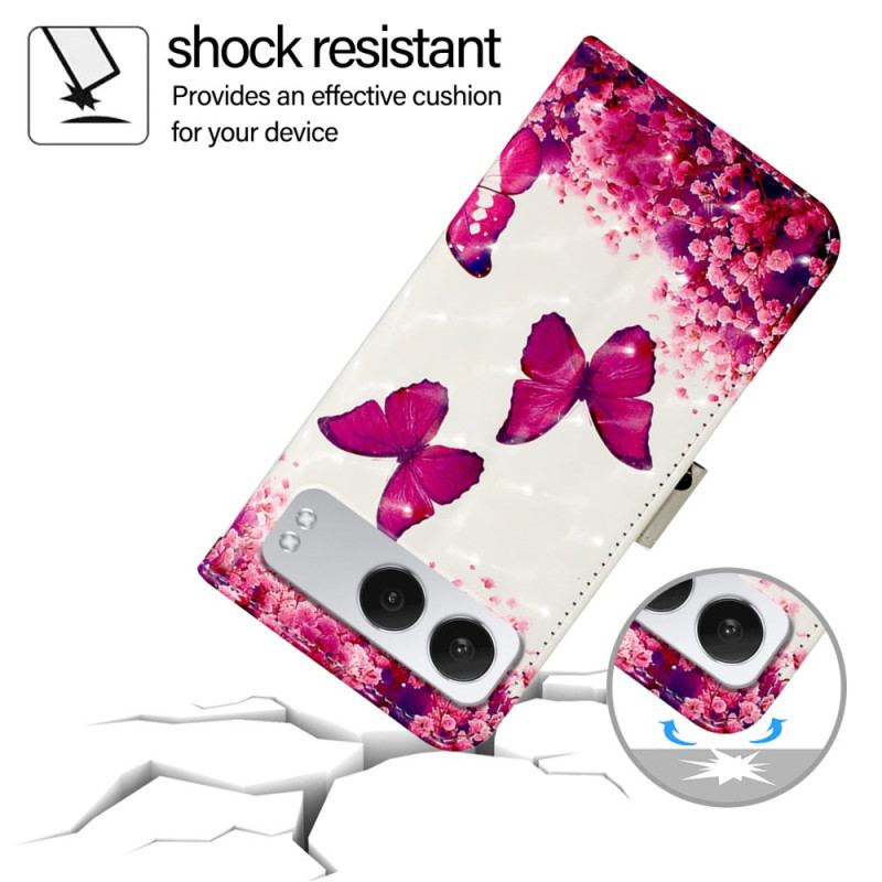 Housse OnePlus Nord 4 Papillons Rouges