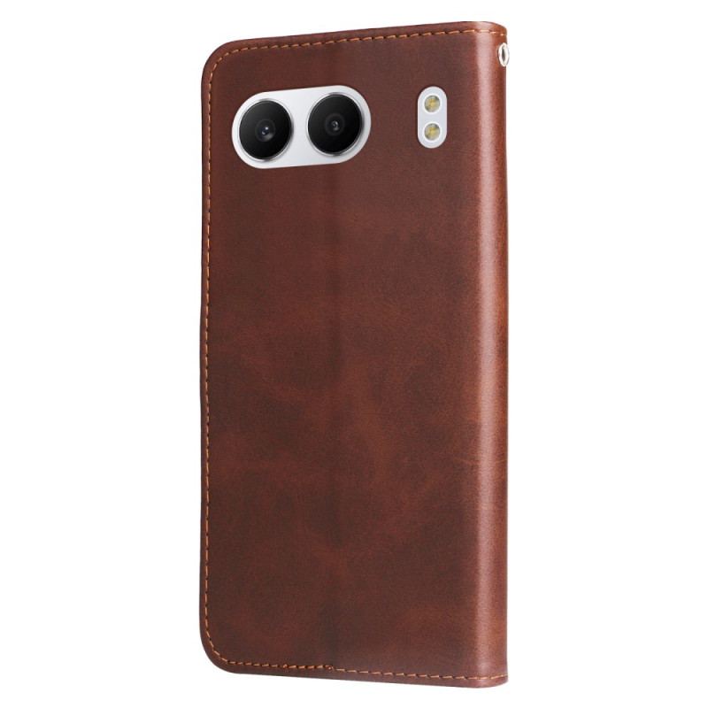 Housse OnePlus Nord 4 Portefeuille à Fermeture Éclair