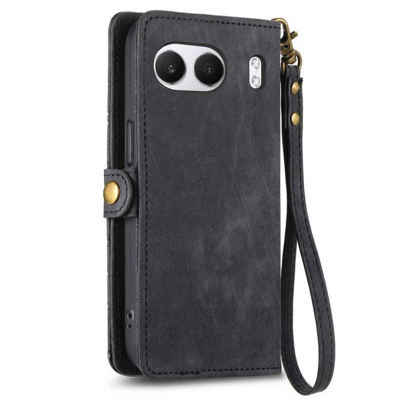 Housse OnePlus Nord 4 Portefeuille Motifs Géométriques