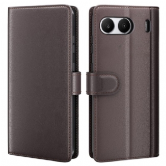 Housse OnePlus Nord 4 Véritable Cuir