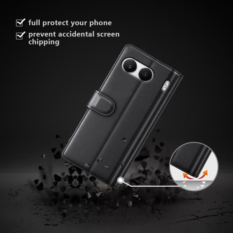 Housse OnePlus Nord 4 Véritable Cuir