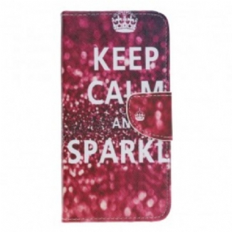 Housse Samsung Galaxy A70 Keep Calm and Sparkle