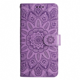 Housse Xiaomi 12T / 12T Pro Tournesol avec Lanière