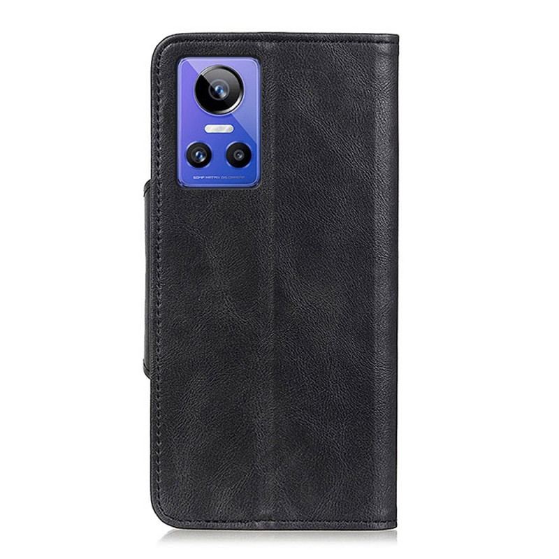 Housse Realme GT Neo 3 Simili Cuir à Bouton
