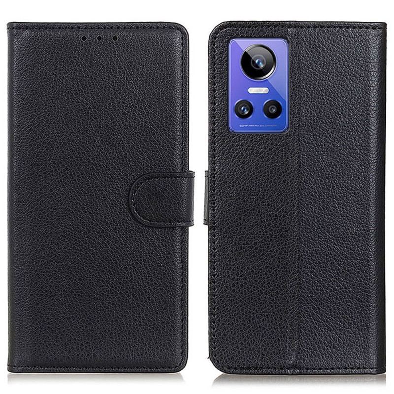 Housse Realme GT Neo 3 Simili Cuir Litchi