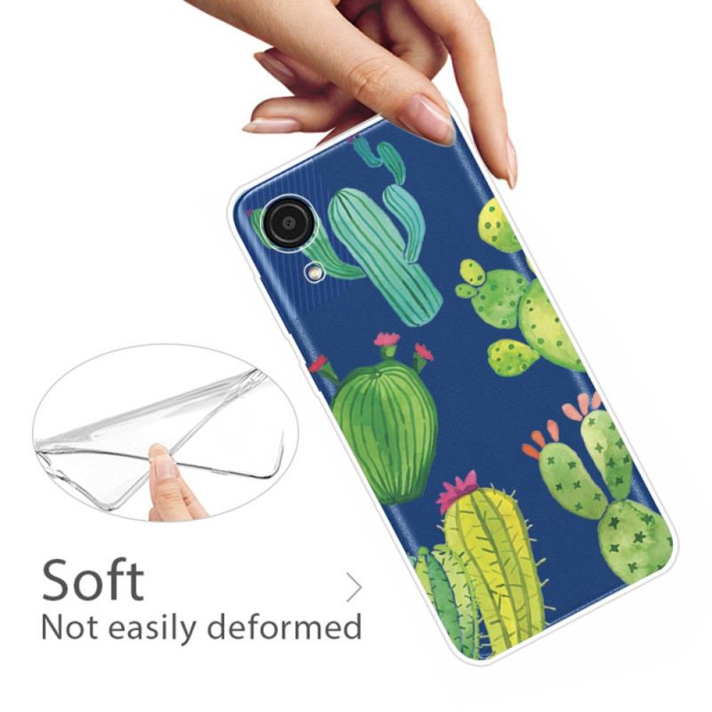 Coque Samsung Galaxy A03 Core Cactus Aquarelle