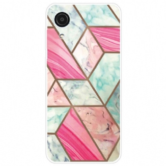 Coque Samsung Galaxy A03 Core Marbre Géométrique Décliné