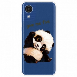 Coque Samsung Galaxy A03 Core Panda Give Me Five
