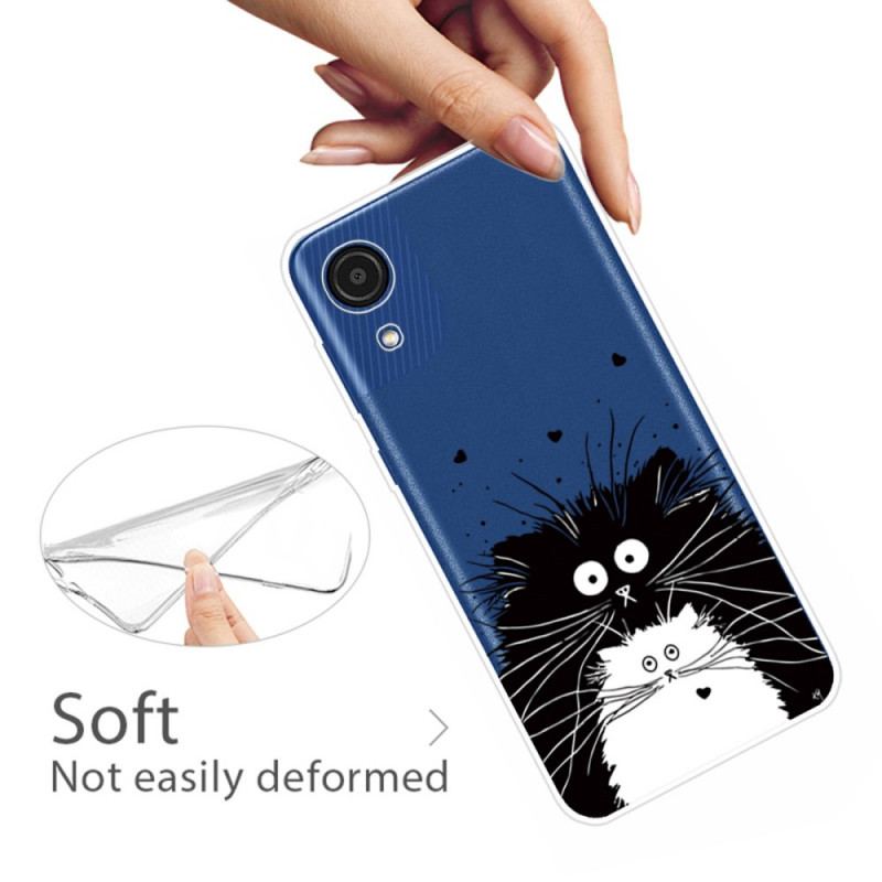 Coque Samsung Galaxy A03 Core Regarde les Chats