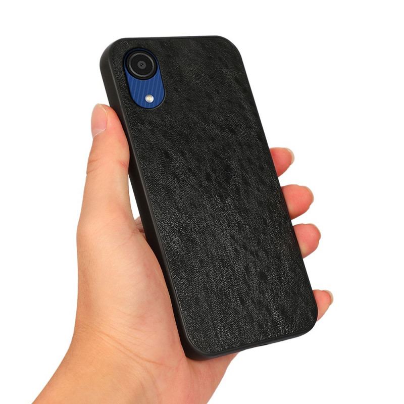 Coque Samsung Galaxy A03 Core Simili Cuir Texturé