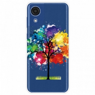 Coque Samsung Galaxy A03 Core Transparente Arbre Aquarelle